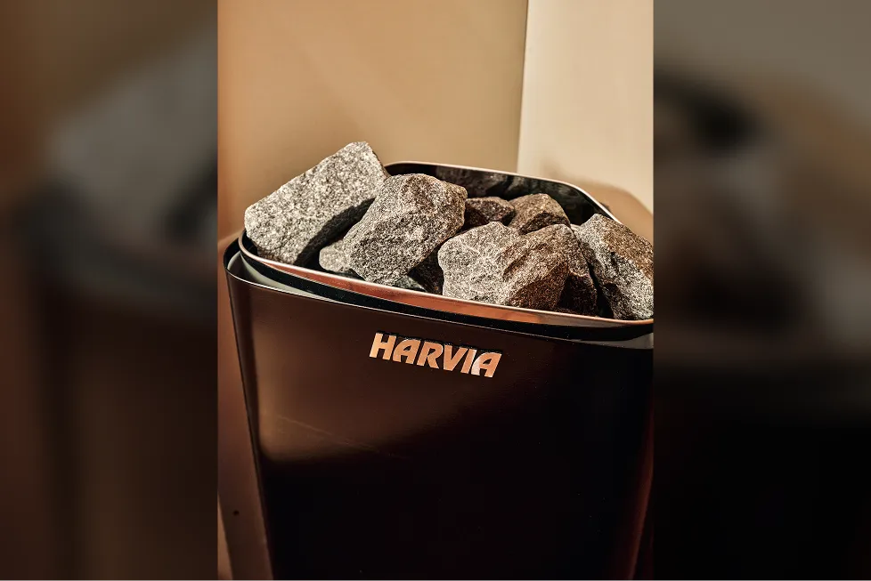 HARVIA 사우나 히터와 사우나 스톤